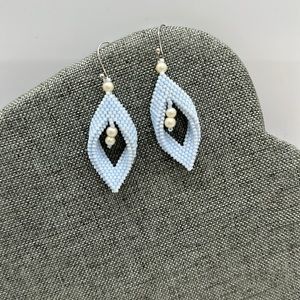 Hand beaded earrings